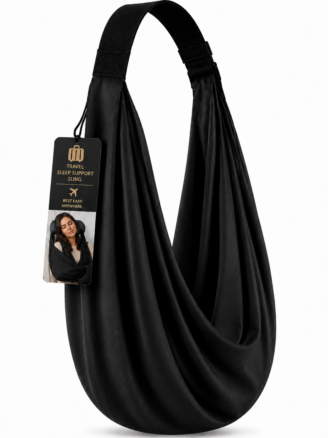 Neblios-Premium Travel Blanket System – Airplane Sleep Support, Blanket Body Sling for Deep Sleep