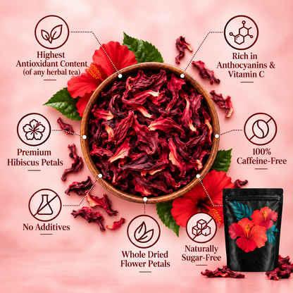 Neblios Organic Hibiscus Tea Bags