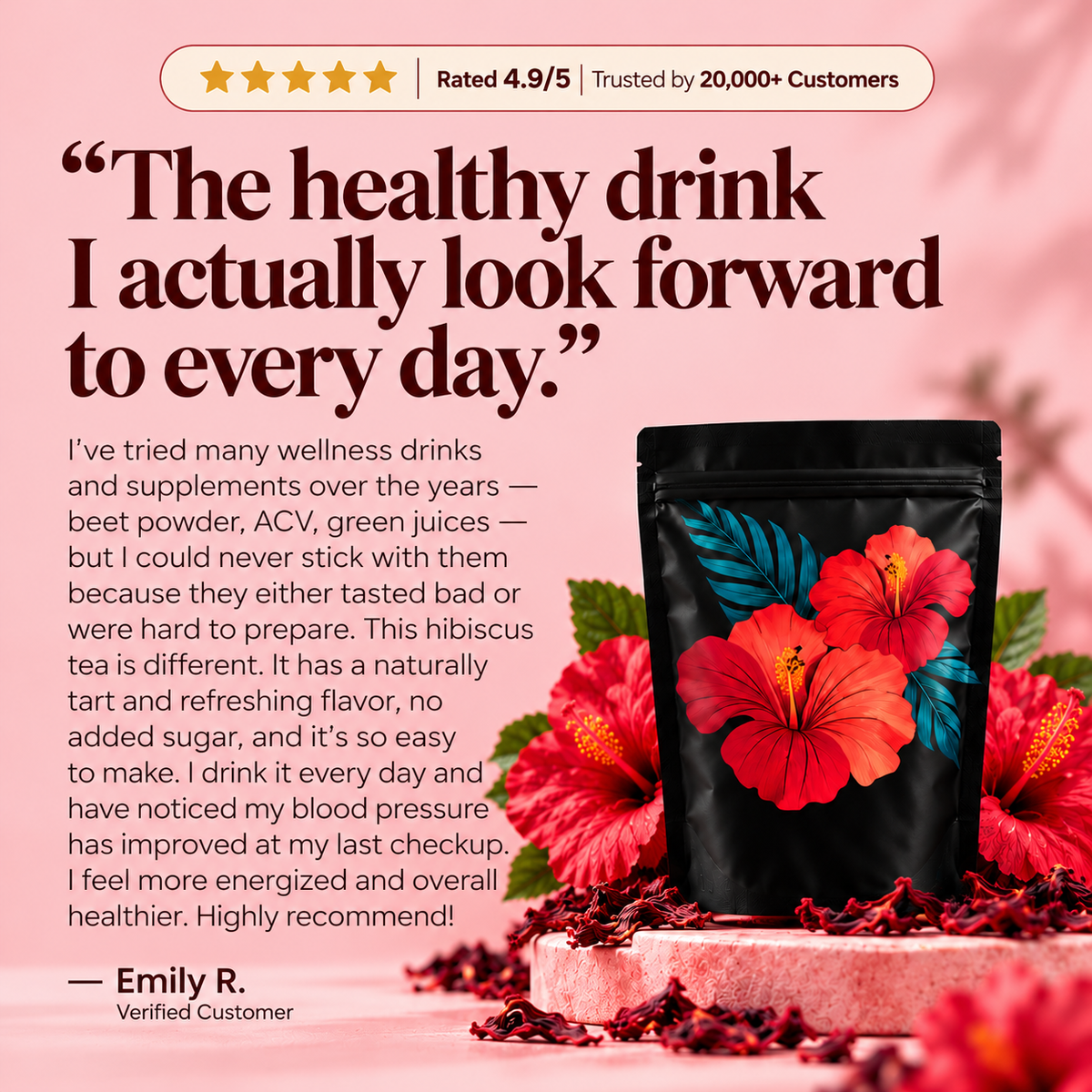 Neblios Organic Hibiscus Tea Bags