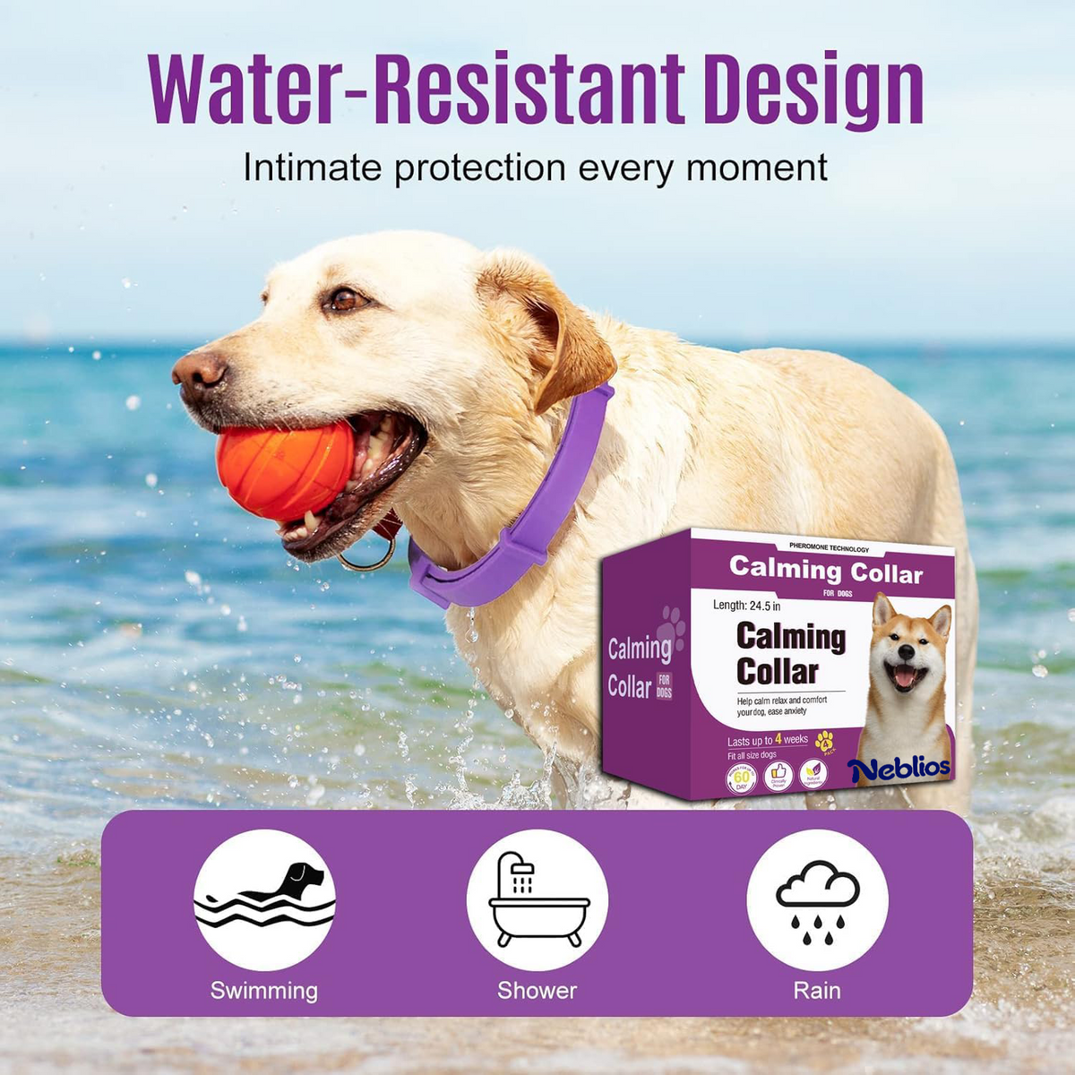 Neblios Calming Collar for Dogs